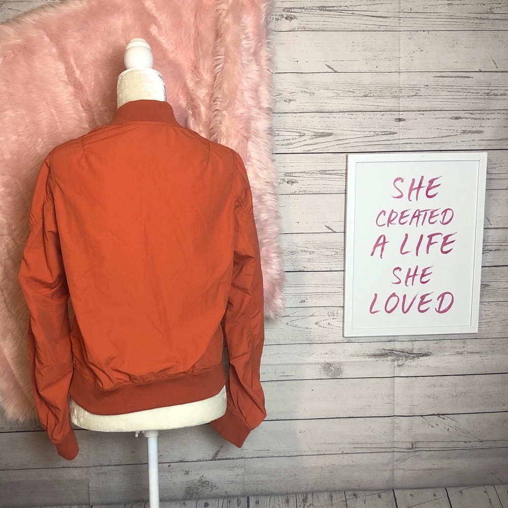 2 Jacket Bundle Burnt Orange Bomber Jacket - Picture 2 of 3